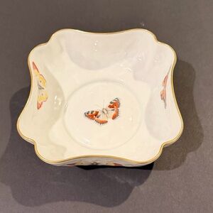 Bernardaud Butterfly Porcelain Bowl, Limoges France